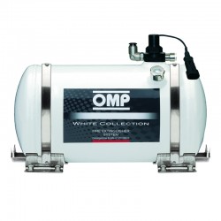 OMP Fire Extinguisher Spare Bottle 4.25L White Collection