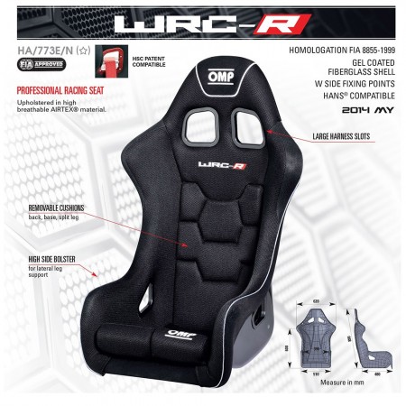 OMP WRC - FIA Fiberglass Race Seat