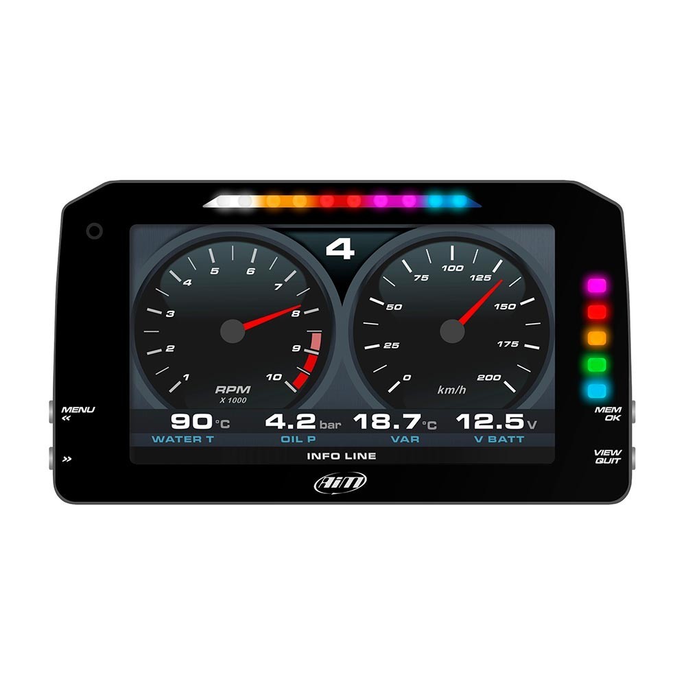 AIM Dash Logger - MXP Color TFT Dash Logger For Motorsports