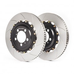 GiroDisc Front Brake Rotor Kit Slotted A1-238 - Porsche