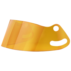 STILO VENTI WRC, TROPHY, DES, SPORT SHORT VISOR - Amber