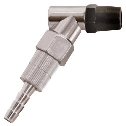 Longacre Swiveling Angle Tire Gauge Chuck