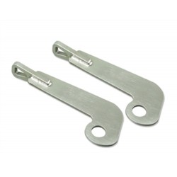 Brey Krause Lap Belt Mount Kit - Long Inside/Tunnel Mounts Fit All Porsche 911, Boxster & Cayman