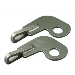 Brey Krause Lap Belt Mount Kit - Short Inside/Tunnel Mounts Fits All Porsche 911,Boxster & Cayman