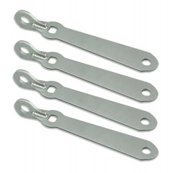 Brey Krause Lap Belt Mount Kit - Chevy Corvette C6 '05-'13 Long Mounts