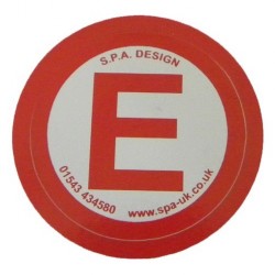 SPA Technique E Loc Sticker (Small Interior)