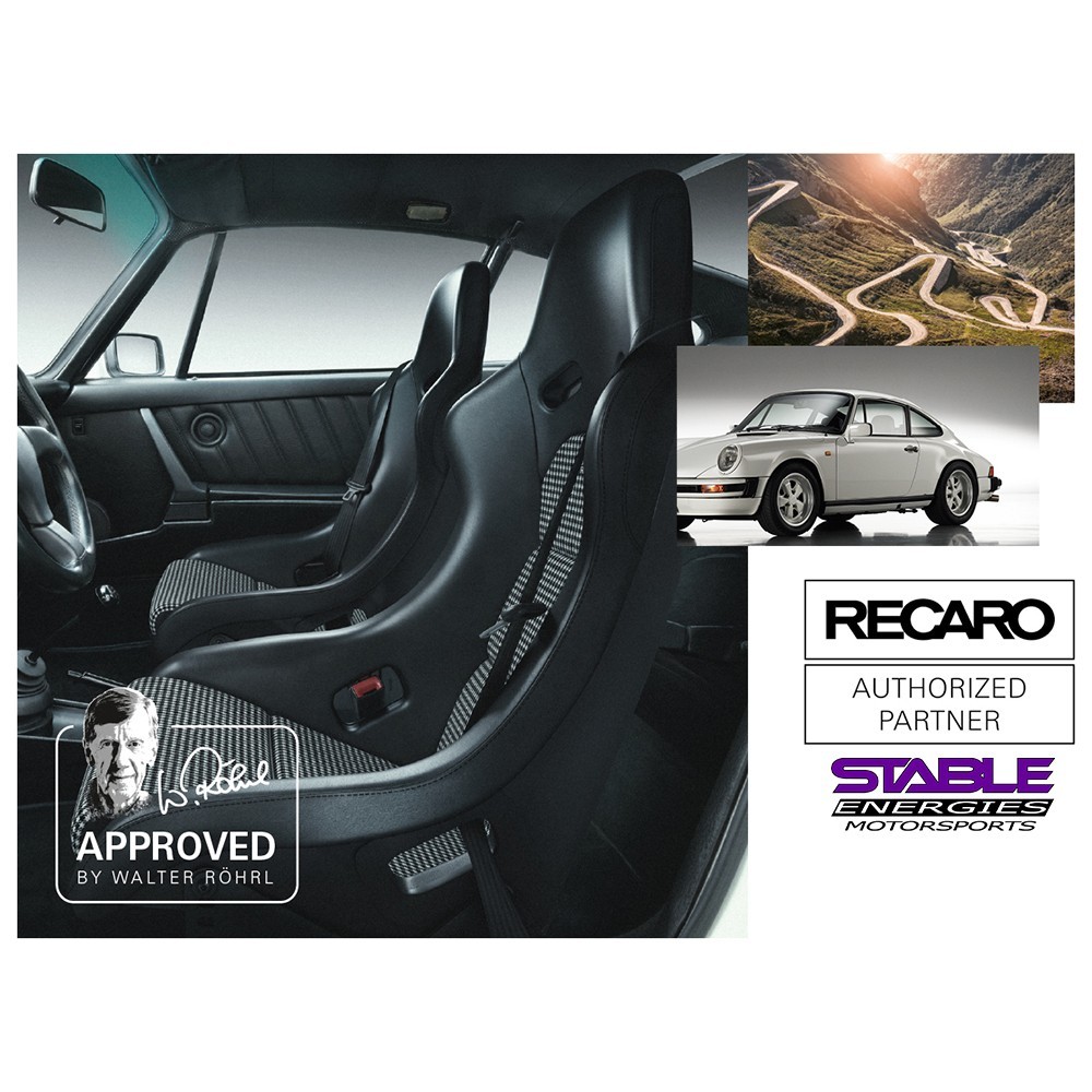 Recaro Classic LX Leather Reclining Seat - Black Leather (Classic)