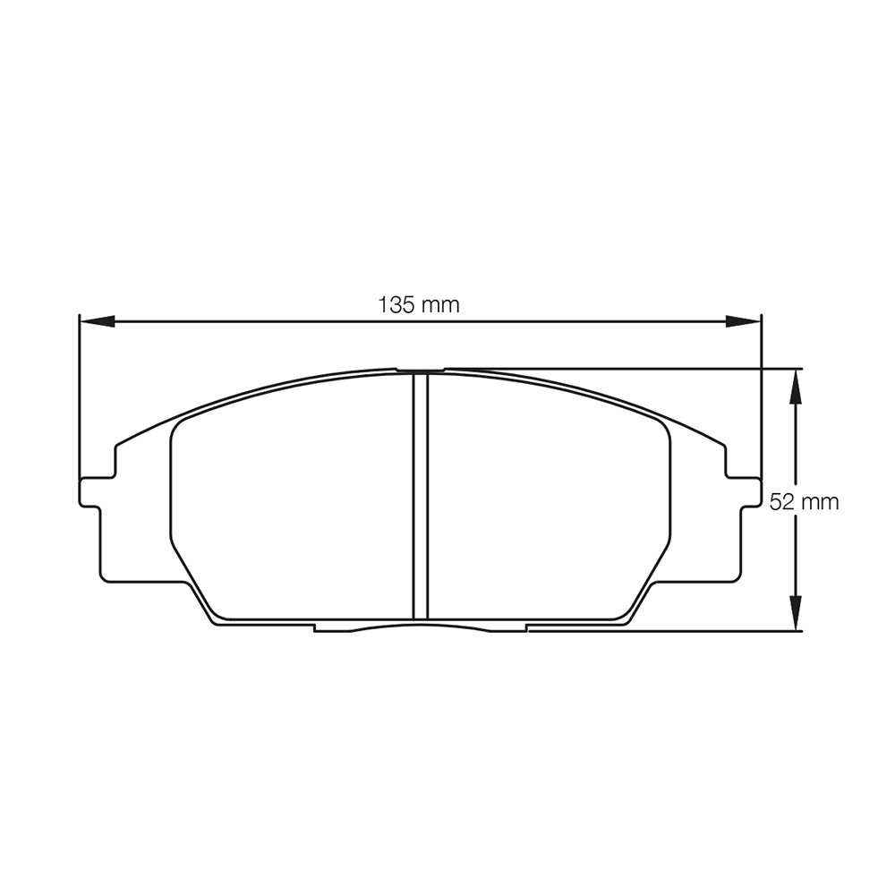 Pagid Racing Brake Pads Honda S2000 Stock Front Caliper