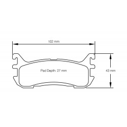 Pagid U8129 Brake Pads