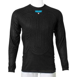 Cool Shirt Evolution Fire Retardant Long Sleeve Shirt - Black - Left Side Exit - SFI 3.3