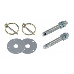 Longacre Steel Hood Pin Kit