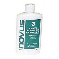 Longacre Novus No.3 Plastic Heavy Scratch Remover 8oz.