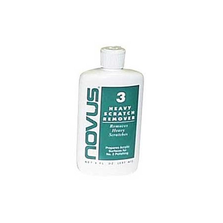 Longacre Novus No.3 Plastic Heavy Scratch Remover 8oz.
