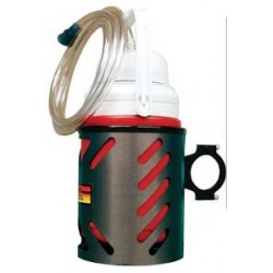 Longacre Large Drink Holder 42oz. 9hx4.5dia Anondized Black