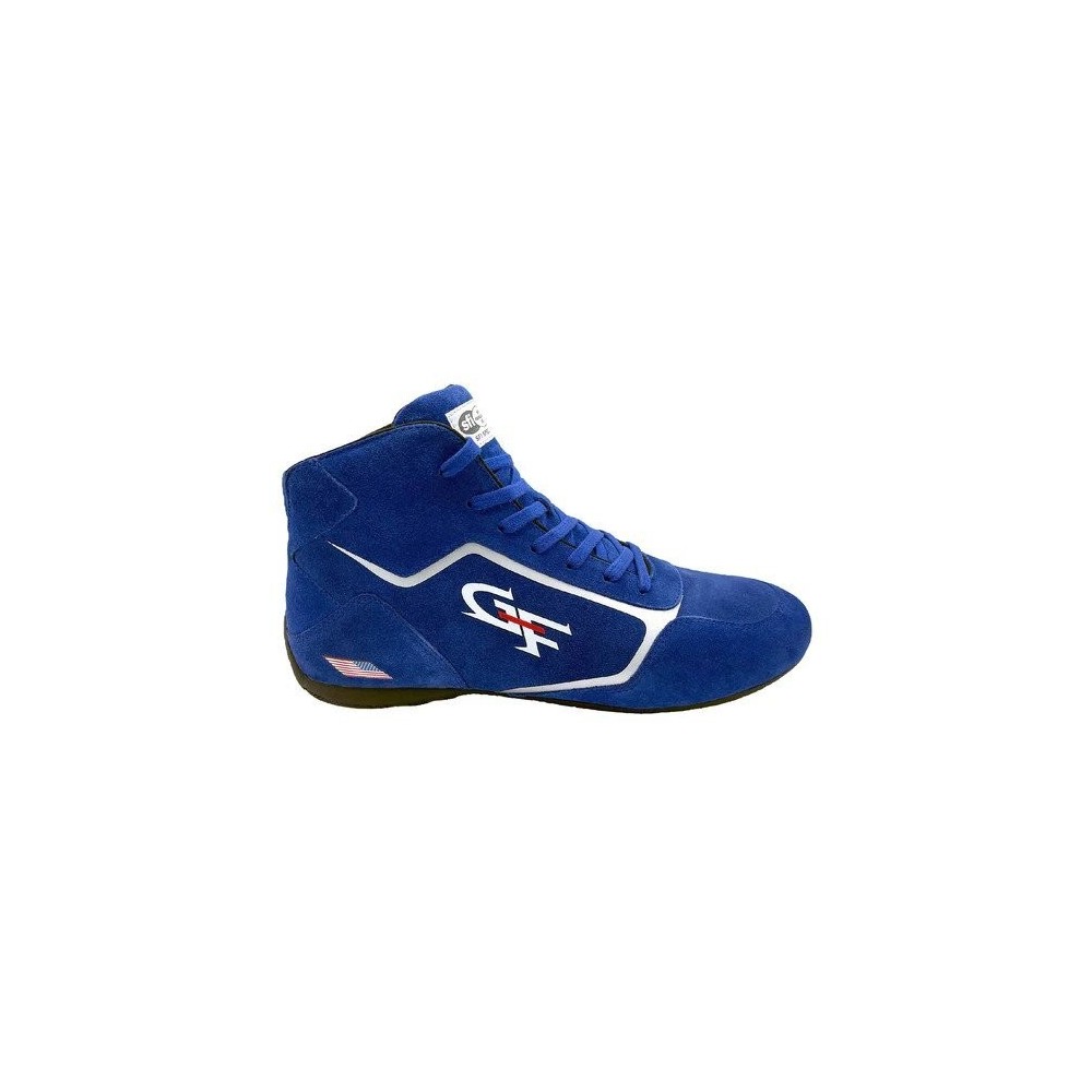 Zamp ZR-30 SFI 3.3/5 Race Shoes Blue Size 11 - Lightweight Suede
