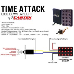 Cartek Time Attack Cool Down Light Kit