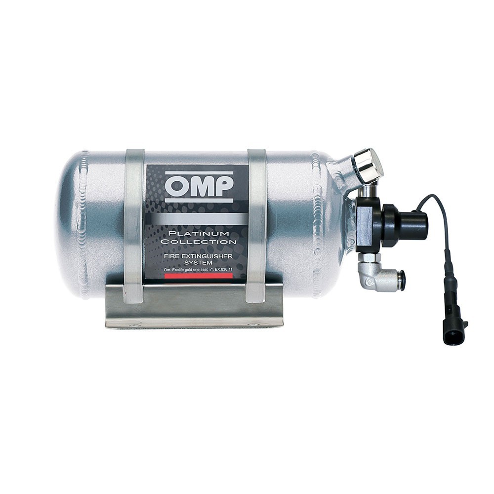 OMP Fire System - 0.9L Electronic Trigger Aluminum Bottle - Platinum Collection