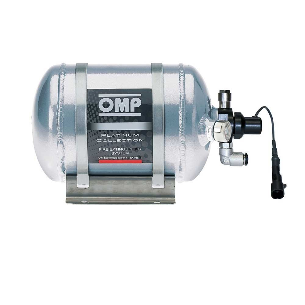 OMP Fire System - 1.3L Electronic Trigger Aluminum Bottle CESAL3 Fire System - Platinum Collection