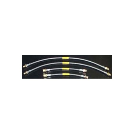 Precise Lines Stainless Steel Brake Hose Kit Vinyl Coated - 993 1995 - on