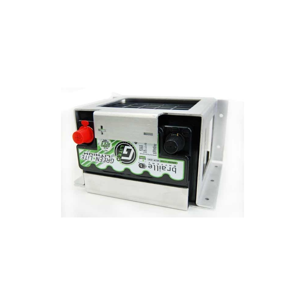 Stable Energies Cage Style Aluminum Mount for Braille Light Weight Batteries