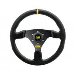 OMP Flat Steering Wheel - Targa 330mm Suede Steering Wheel