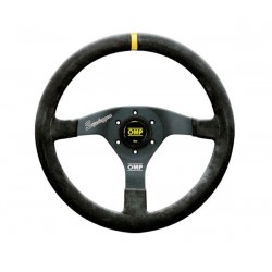 OMP Flat Steering Wheel - Velocita Superleggero 350mm Suede Steering Wheel