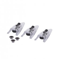 Bell Manual Lever Vent Kit, GP3/M8 Clear 3pcs