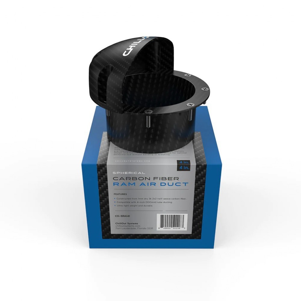 Chill Out 4" Spherical Carbon Fiber RAM Air Duct