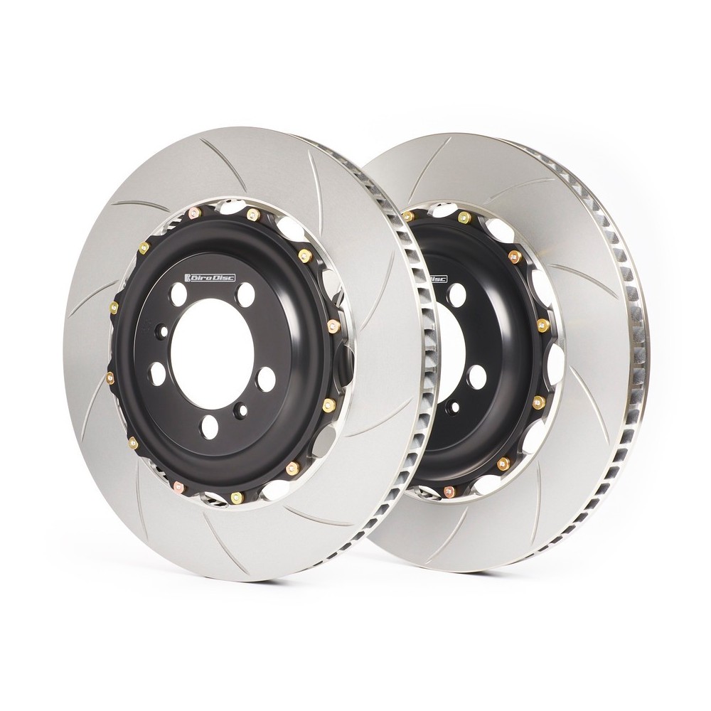 GiroDisc Front Brake Rotor Kit Slotted A1-272 - Porsche