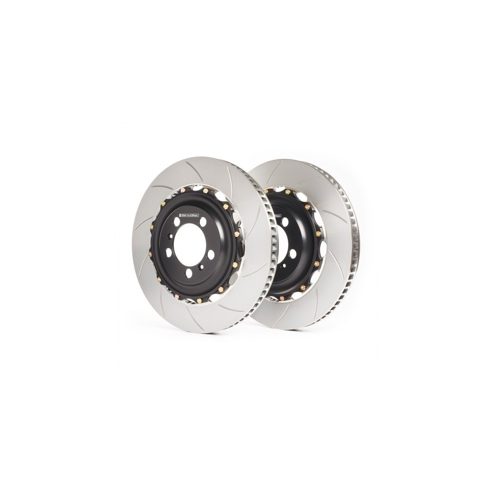 GiroDisc Rear Brake Rotor Kit Slotted A2-152 - Audi