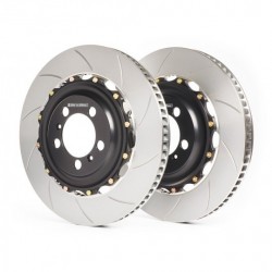GiroDisc Rear Brake Rotor Kit Slotted A2-154 - Porsche