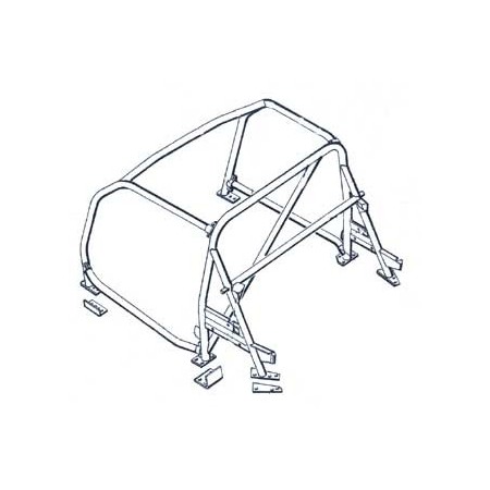 Safety Devices Roll Cage Kit - Porsche Boxster 986-987 - No Roof Mounting Brackets