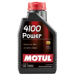 Motul Engine Oil - 4100 Power Series Synthetic Blend 15w50 (1L - 5L)