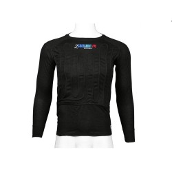 Cool Shirt 2 Cool Fire Retardant Short Sleeve Shirt - Black - Left Side Exit - SFI 3.3