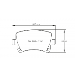 Pagid U8046 Brake Pads