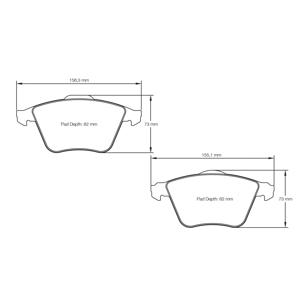 Pagid U8064 Brake Pads