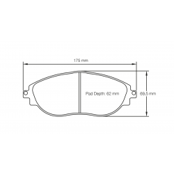 Pagid U8201 Brake Pads