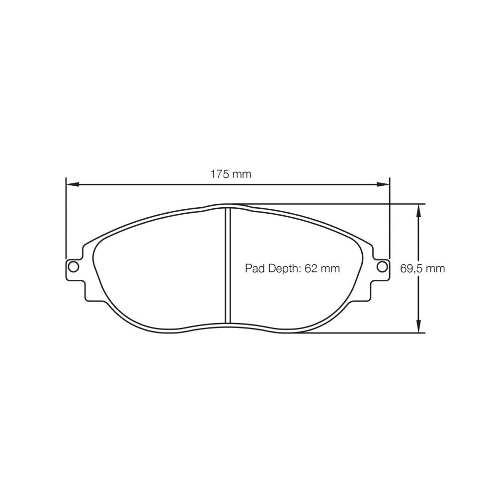 Pagid U8201 Brake Pads
