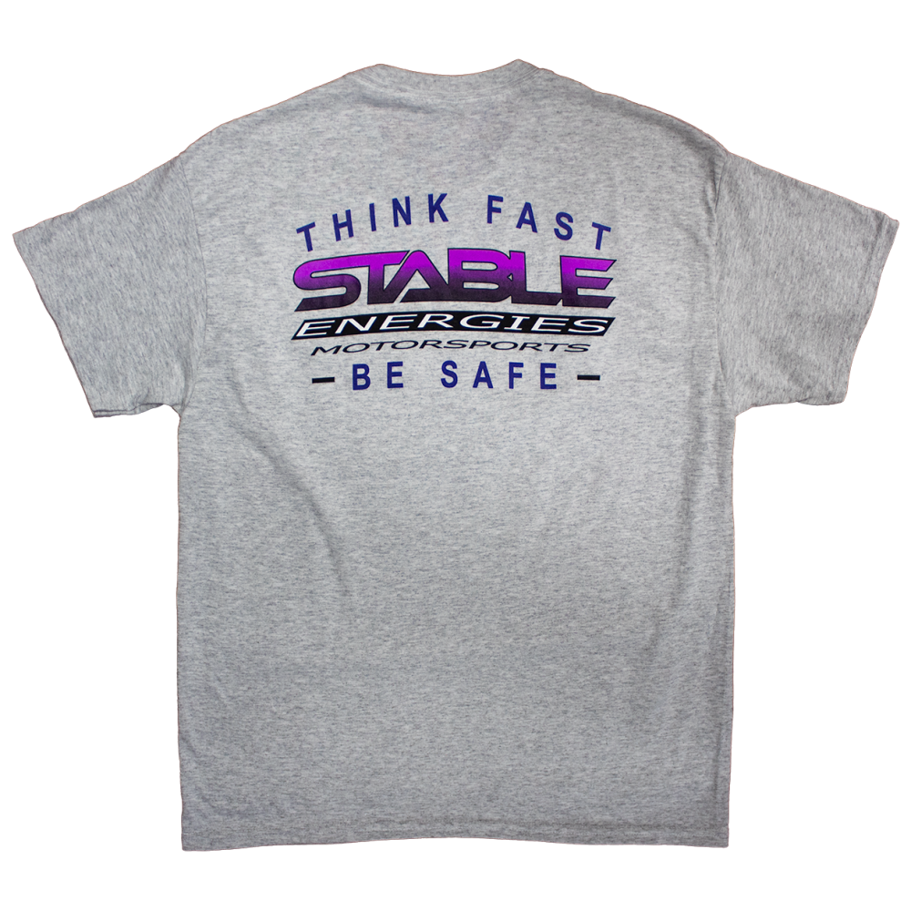 Stable Energies Motorsport Retro Grey T-Shirt