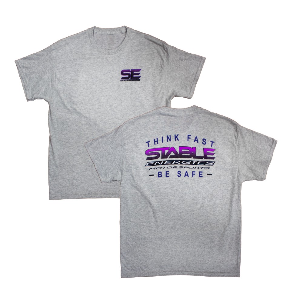 Stable Energies Motorsport Retro Grey T-Shirt