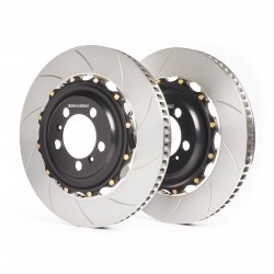 GiroDisc Rear Brake Rotor Kit Slotted A2-103 - Porsche