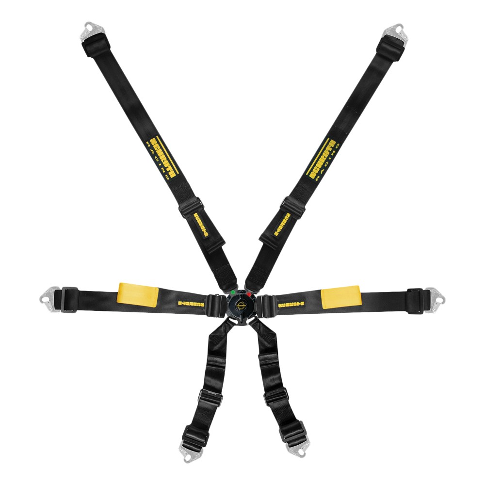 Schroth Harness-Enduro 2x2 6-Point Belt-2in Lap Snap, Adj. Sub Snap-FIA8853-2016