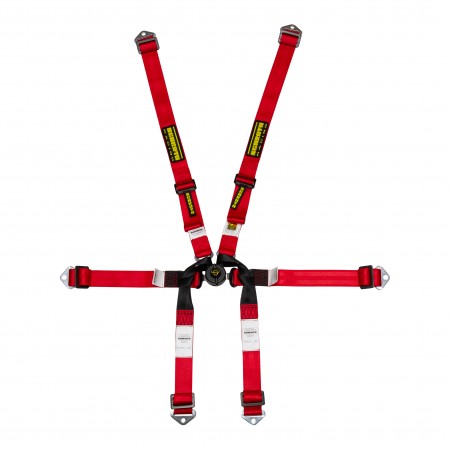 Schroth Harnesses - Formula 2x2 6-Point Belts - 2in Lap, No Adjustable Sub, All Bolt-in - FIA8853-2016