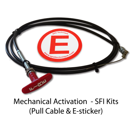 SPA 10lb SFI 17.1 Certified - Novec 1230 EXTREME Fire Suppression System