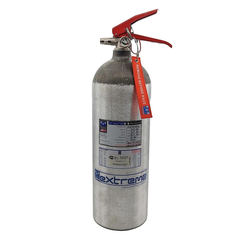 SPA 10lb SFI 17.1 Certified - Novec 1230 EXTREME Fire Suppression System