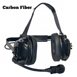 KLEIN Titan Flex Boom Extreme High Noise Crew Headset - Carbon Fiber - Gel Pads