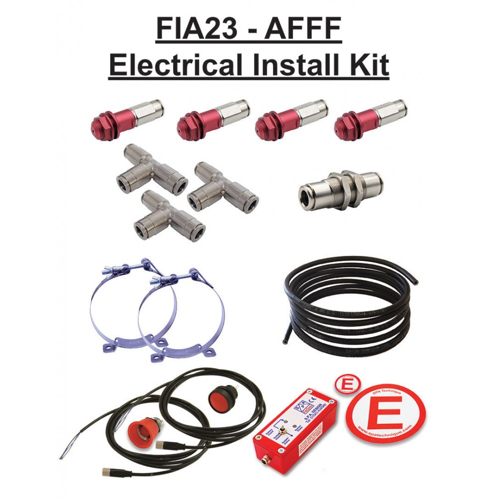 SPA 4.0L ATF(AFFF-AR)Fluorine-Free-Steel Electrical/Automatic-FIA2023 Fire System