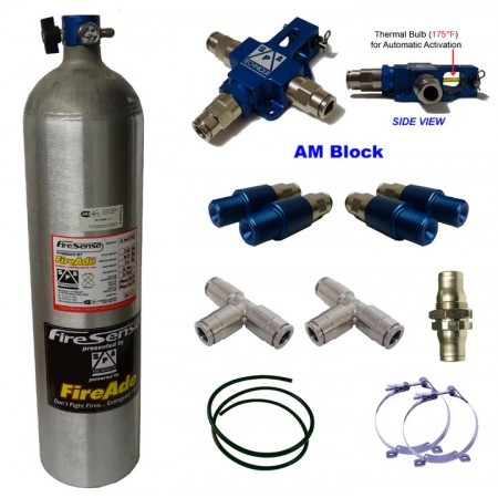 SPA 10lb FireSense Fire Supression System for Late Model-Modified - SFI17.1