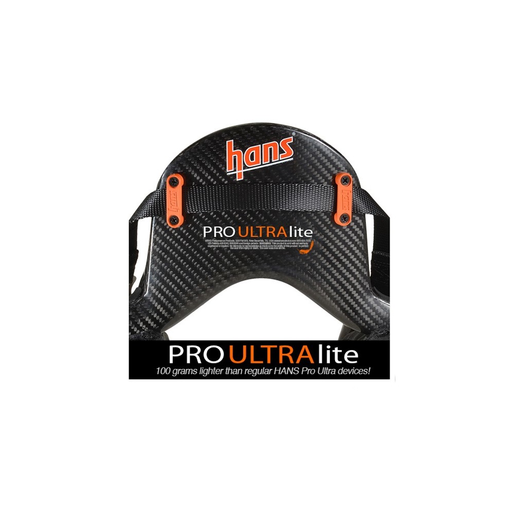 HANS - HNR Device - UltraLite Carbon Fiber Series - 30 Degree for SAH Helmet