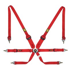 OMP ONE 3+2 Endurance 6pt Safety Harness FIA 8853-2016